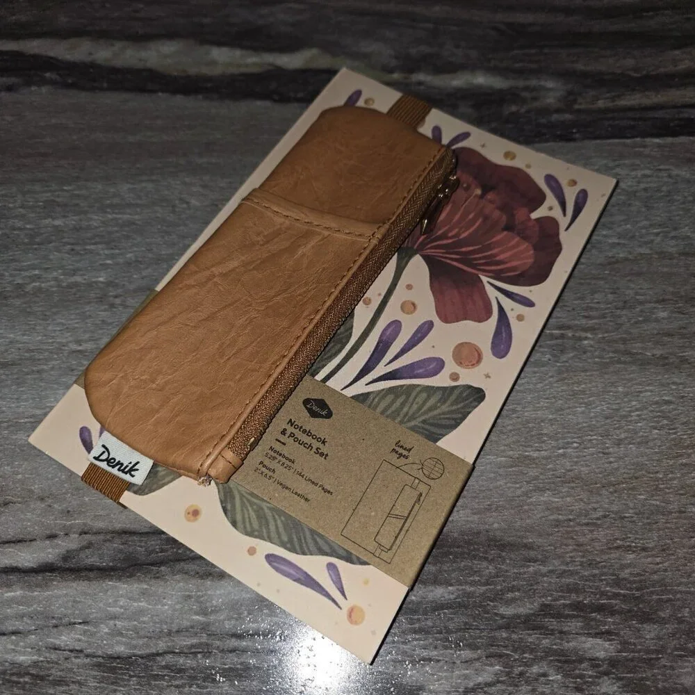 Denik Notebook & Pouch Set BNWT – 5.25
